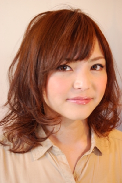 レディース ミディアムパーマ